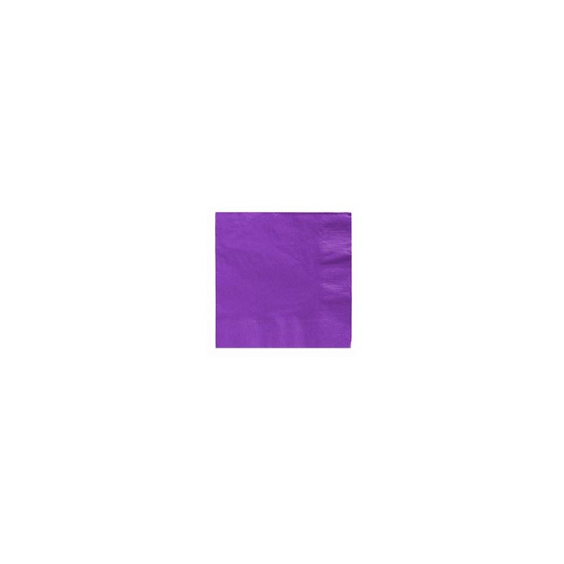Servilletas moradas de papel