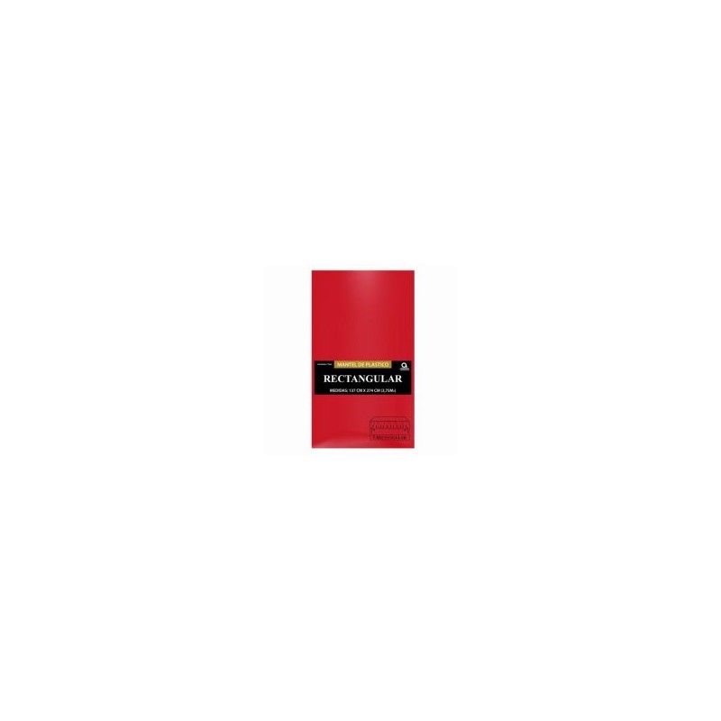 Mantel desechable rojo
