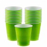 Vasos verde kiwi